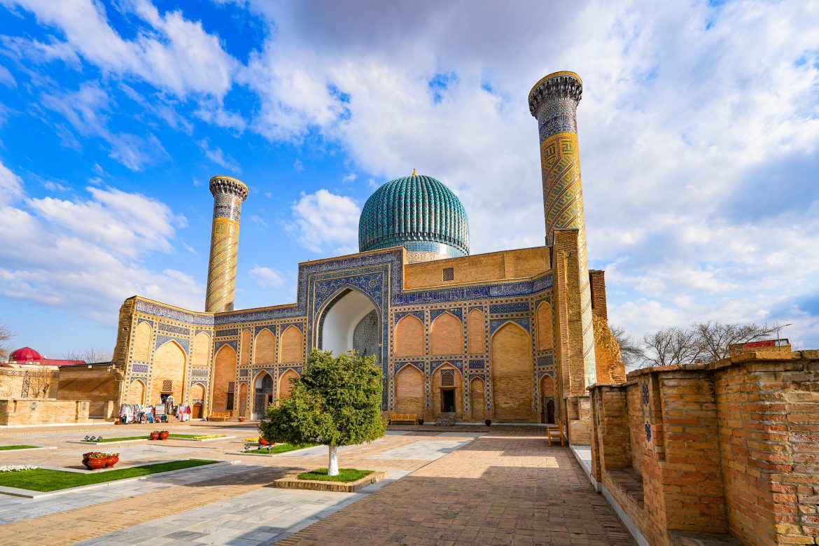 Mausolée Gur-e-Amir à Samarkand, Ouzbékistan