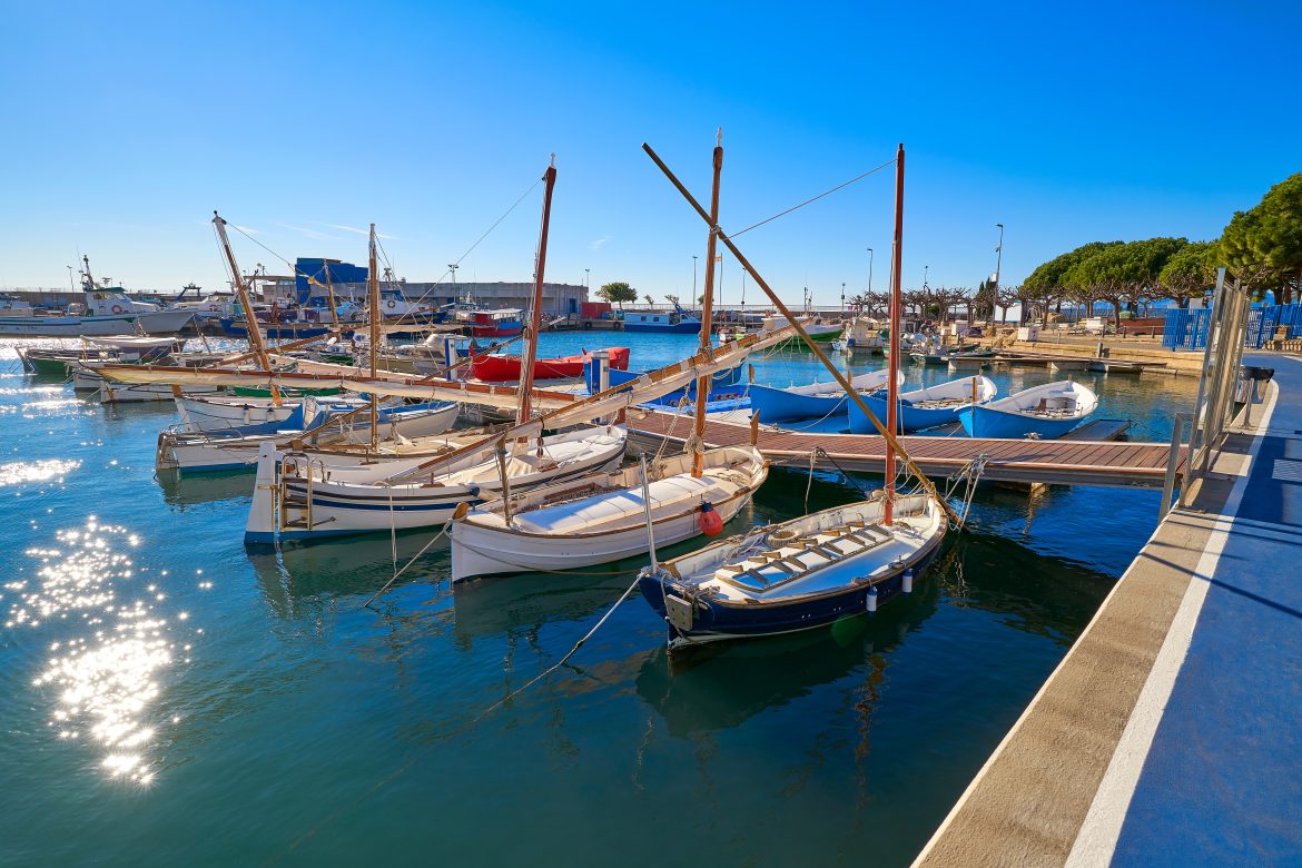 Port de Cambrils dans la province de Tarragone en Catalogne