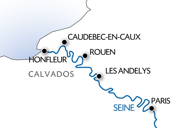 Itinéraire de la croisière