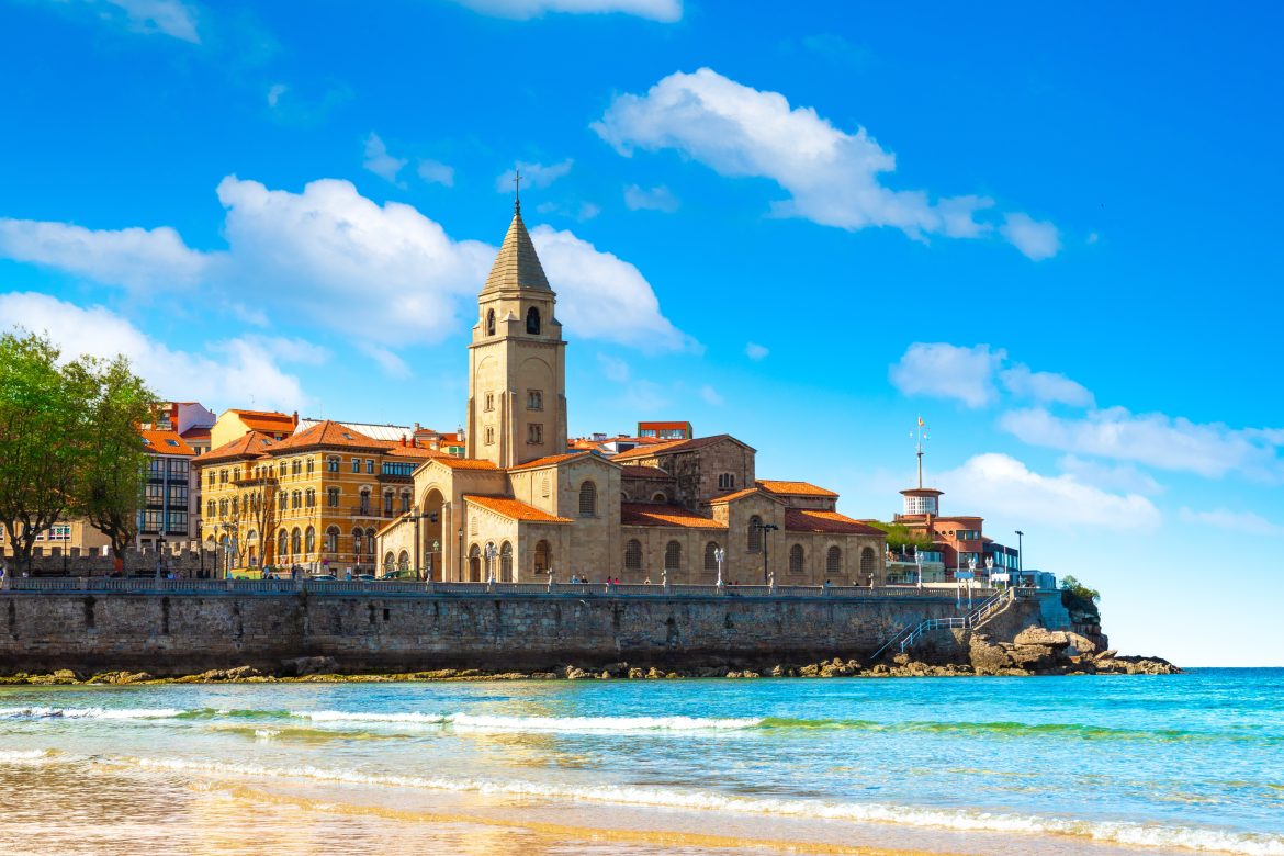 Gijon et sa plage