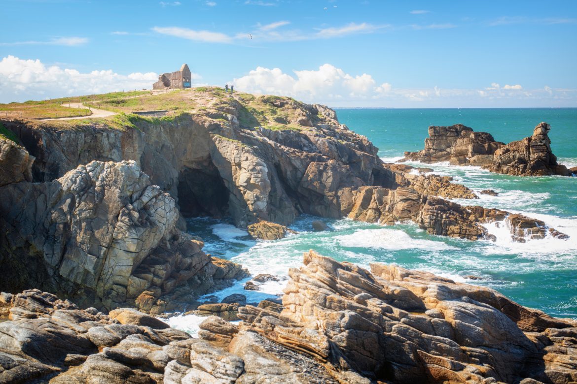 La côte sauvage de Quiberon en Bretagne
