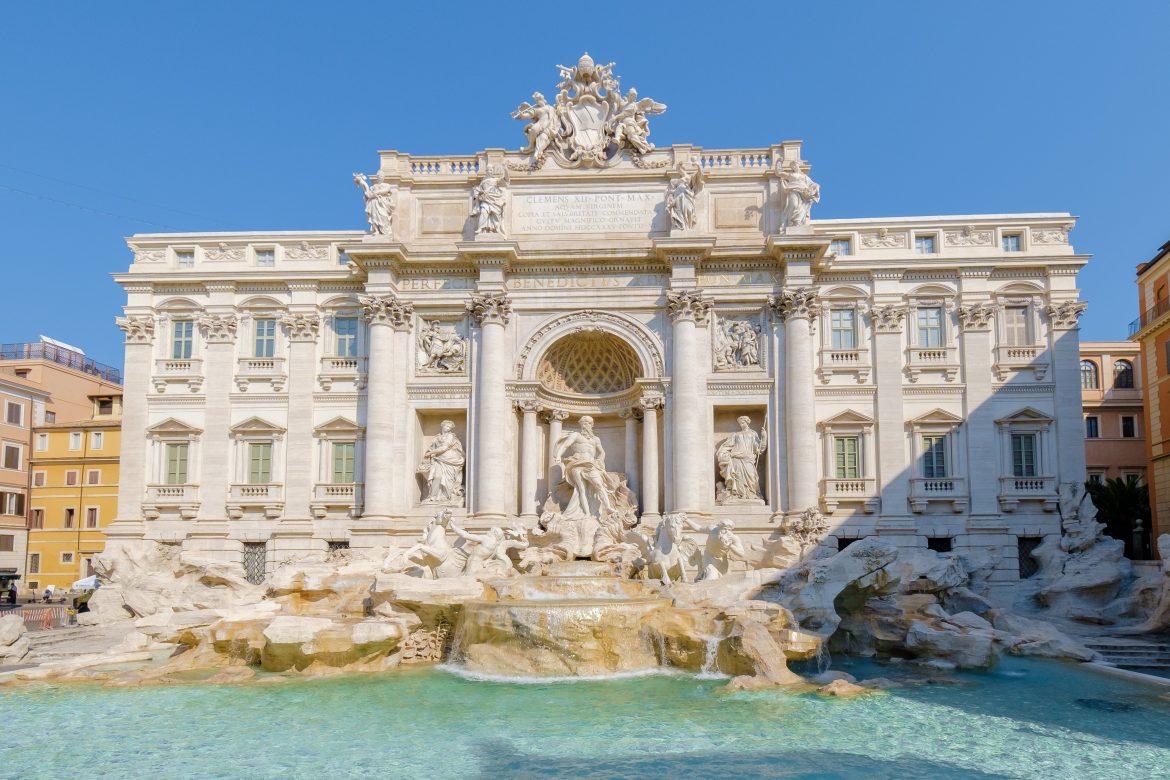 Fontaine de Trevi, Rome, Italie.