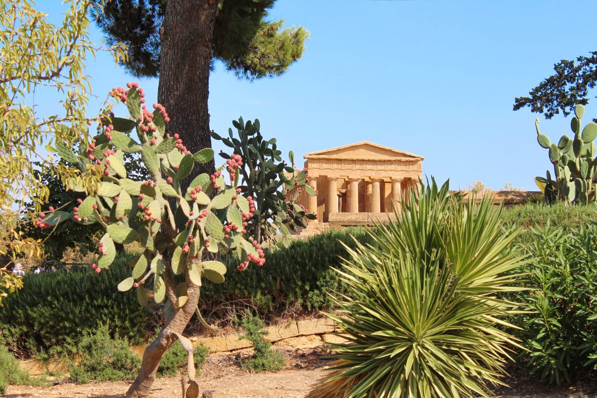 Temple Grec à Agrigente en Sicile (Italie)