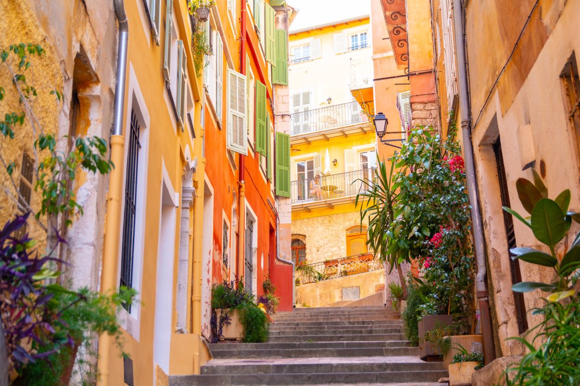 Ruelle colorée de Nice.