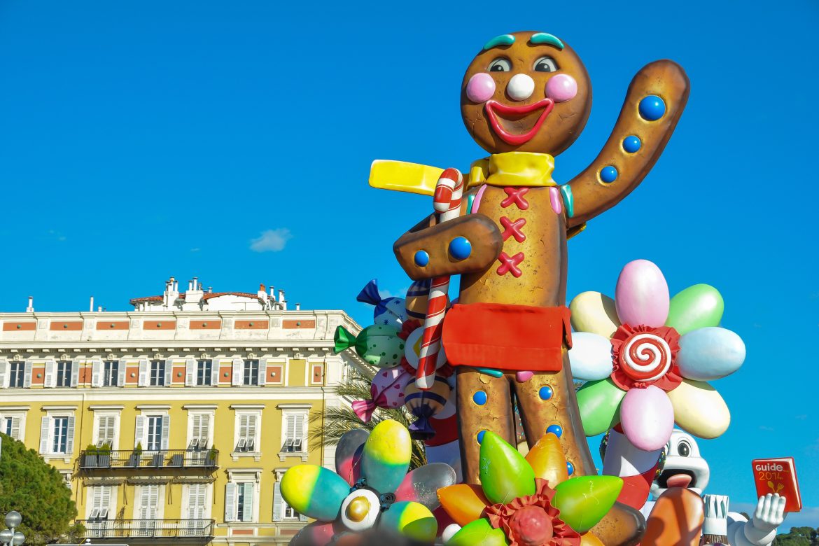 carnaval_nice (1) Carnaval de Nice sur la promenade des Anglais.