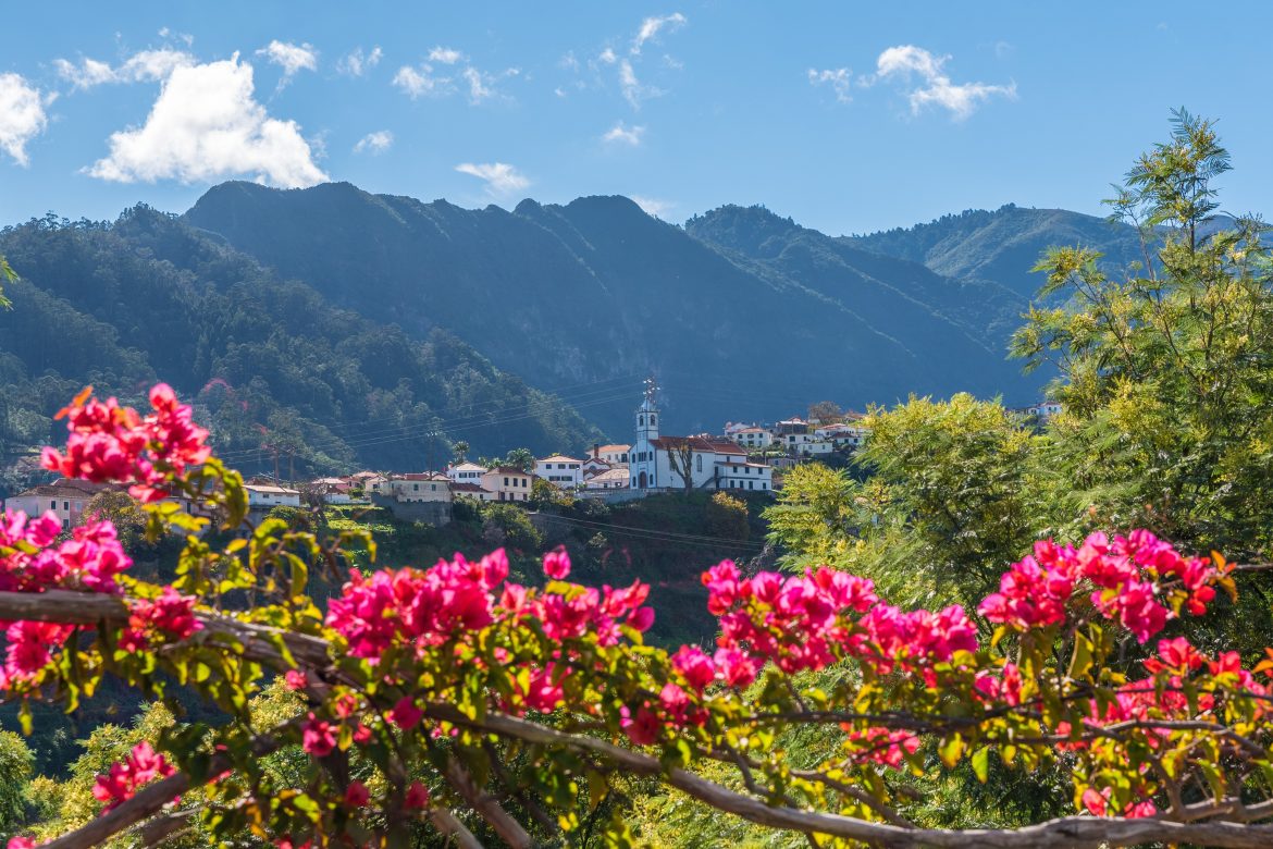 Village de montagne de São Vicente, île de Madère, Portugal